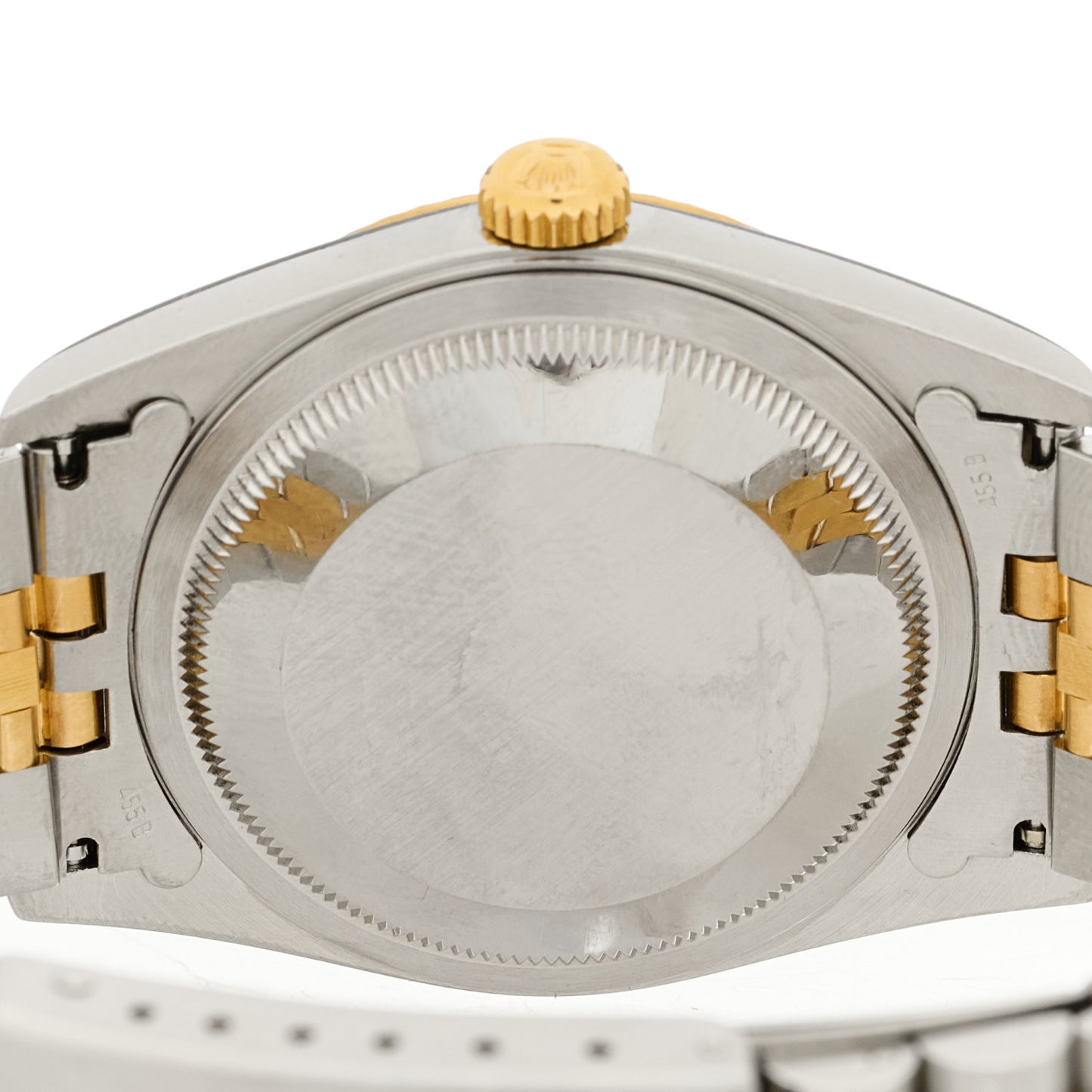 Stainless Steel 18K Yellow Gold Diamond 36mm Oyster Perpetual Datejust Watch Champagne 16233