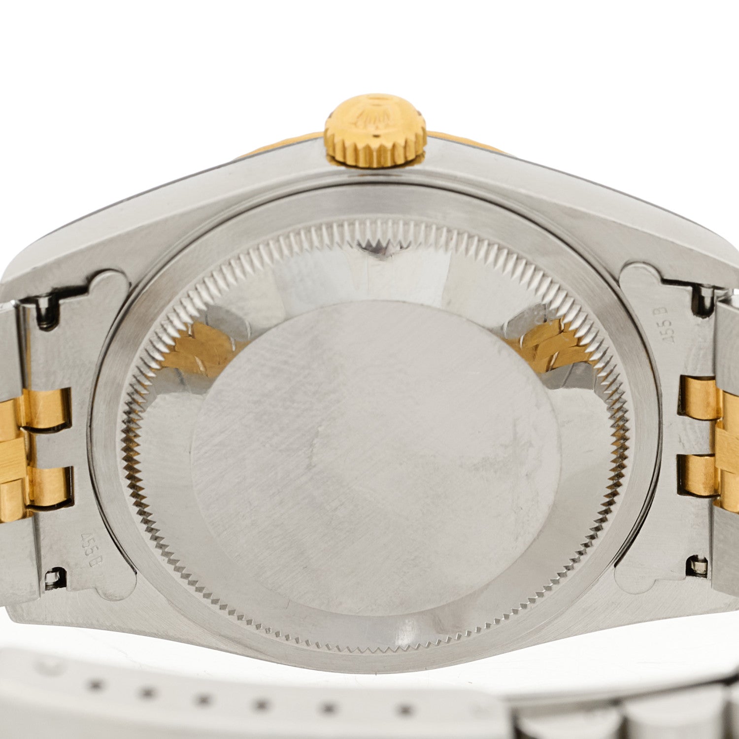 Rolex Stainless Steel 18K Yellow Gold Diamond 36mm Oyster Perpetual Datejust Watch Champagne 16233 4 of 4