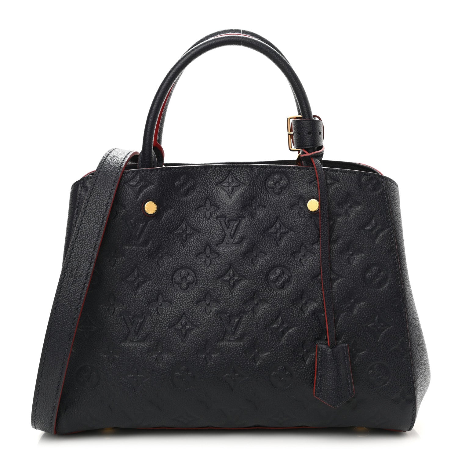 Louis Vuitton Empreinte Montaigne MM Marine Rouge 1 of 8