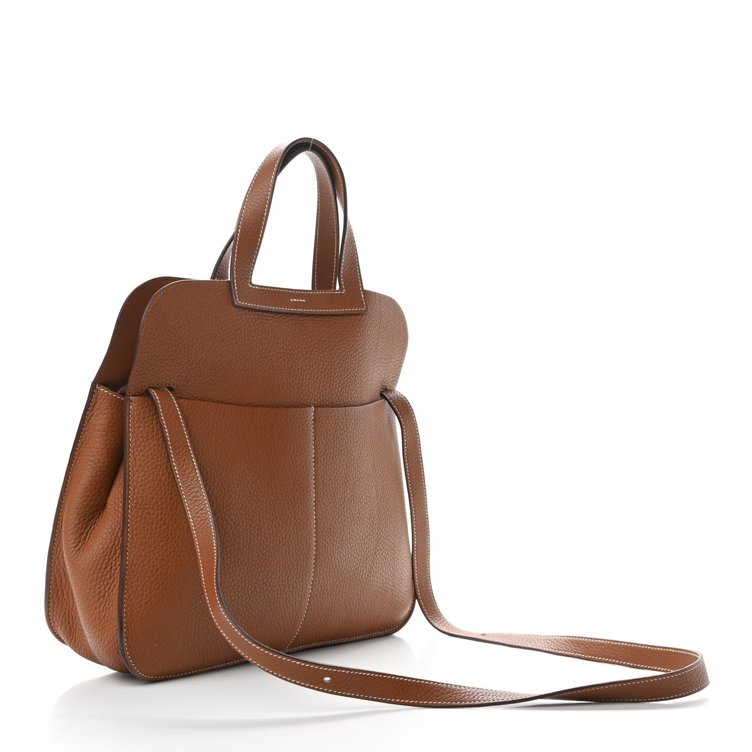Hermes Taurillon Clemence Halzan 31 Gold 5 of 14