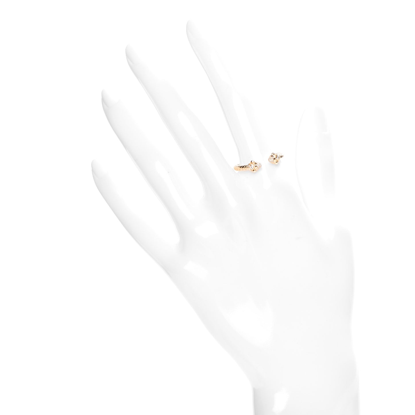 18K Yellow Gold Diamond Renaissance Ring 54 7