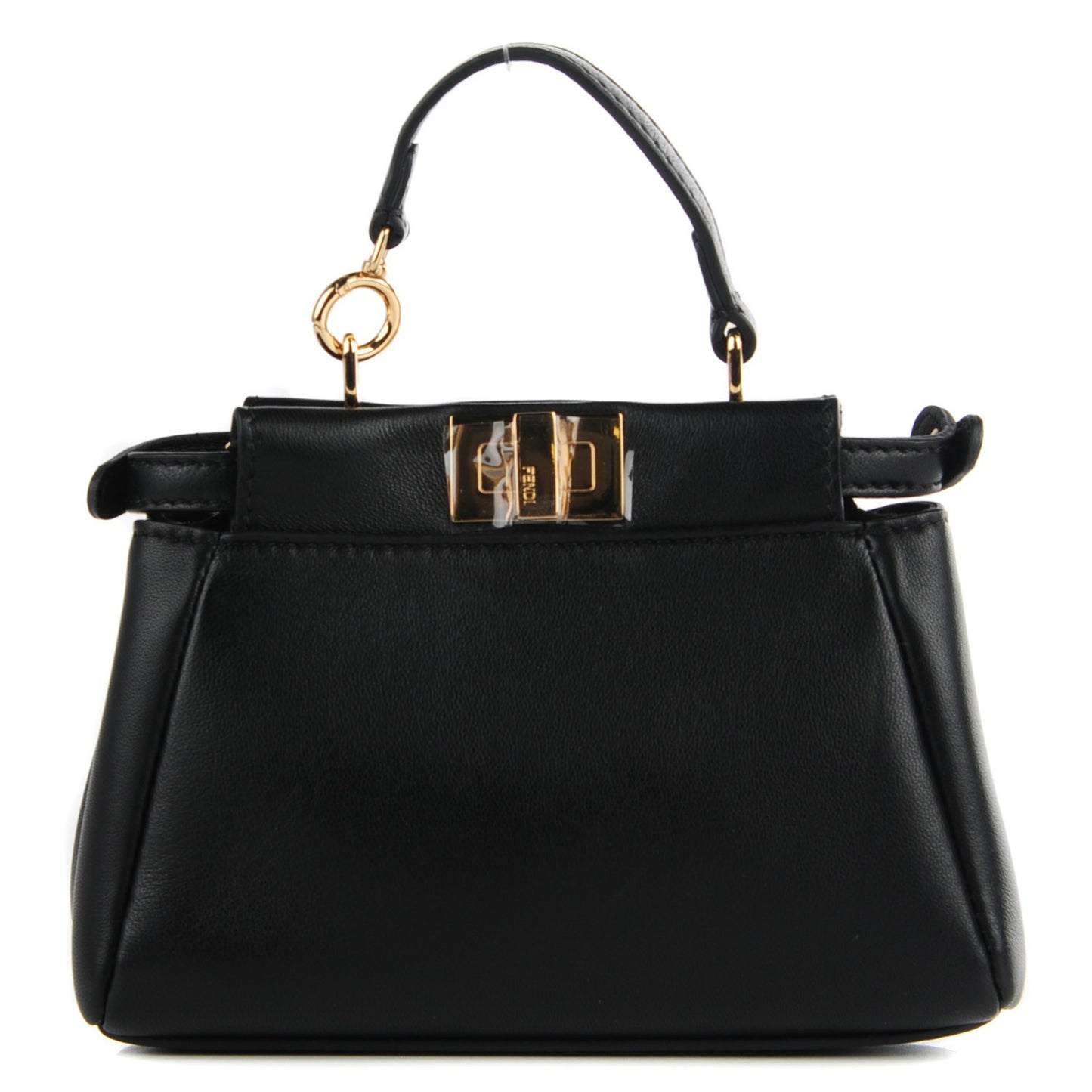 Nappa Micro Peekaboo Iconic Satchel Black