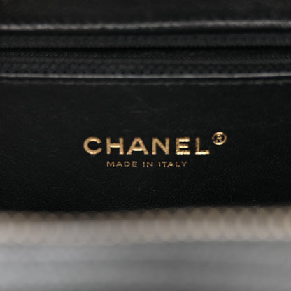 Chanel Caviar Quilted Medium CC Filigree Vanity Case Black 6 of 10