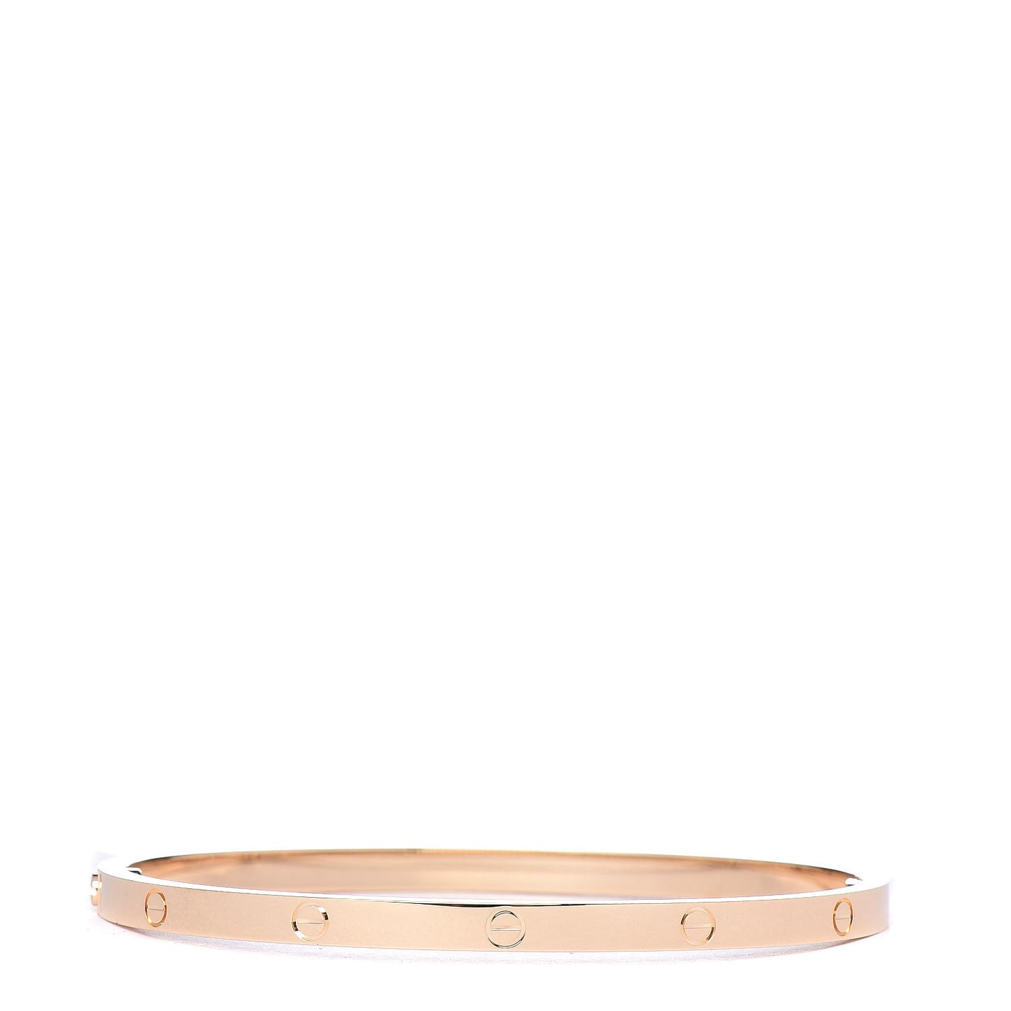 18K Yellow Gold Small LOVE Bracelet 17