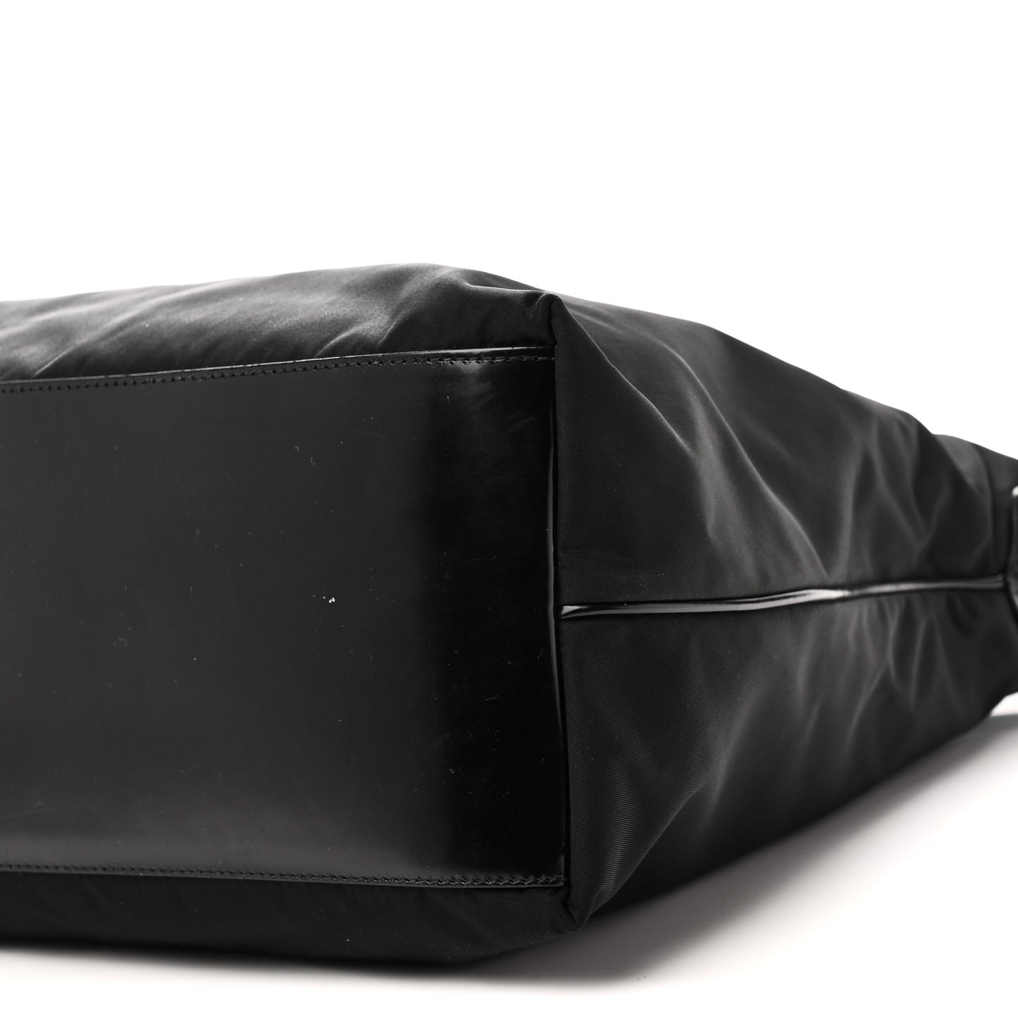 Tessuto Nylon Zip Hobo Black