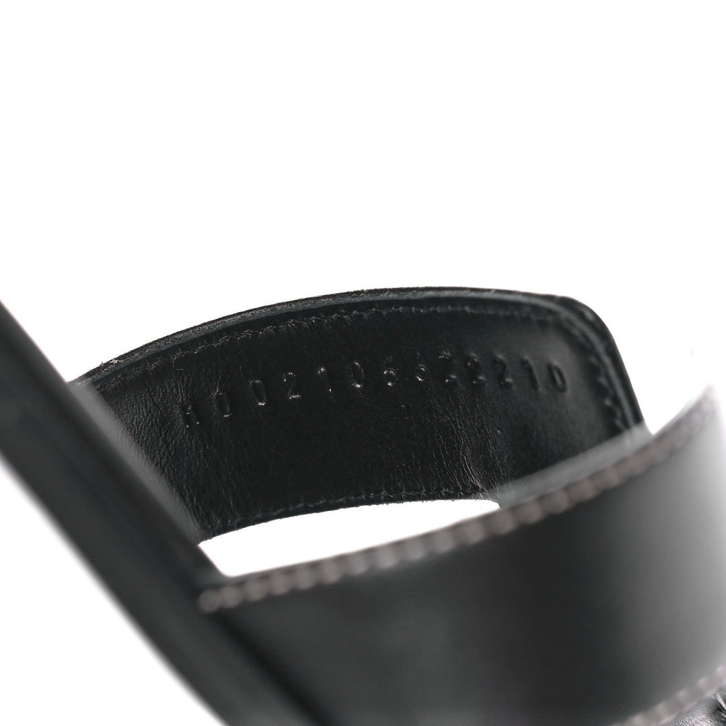 Box Calfskin Oran Sandals 39.5 Black