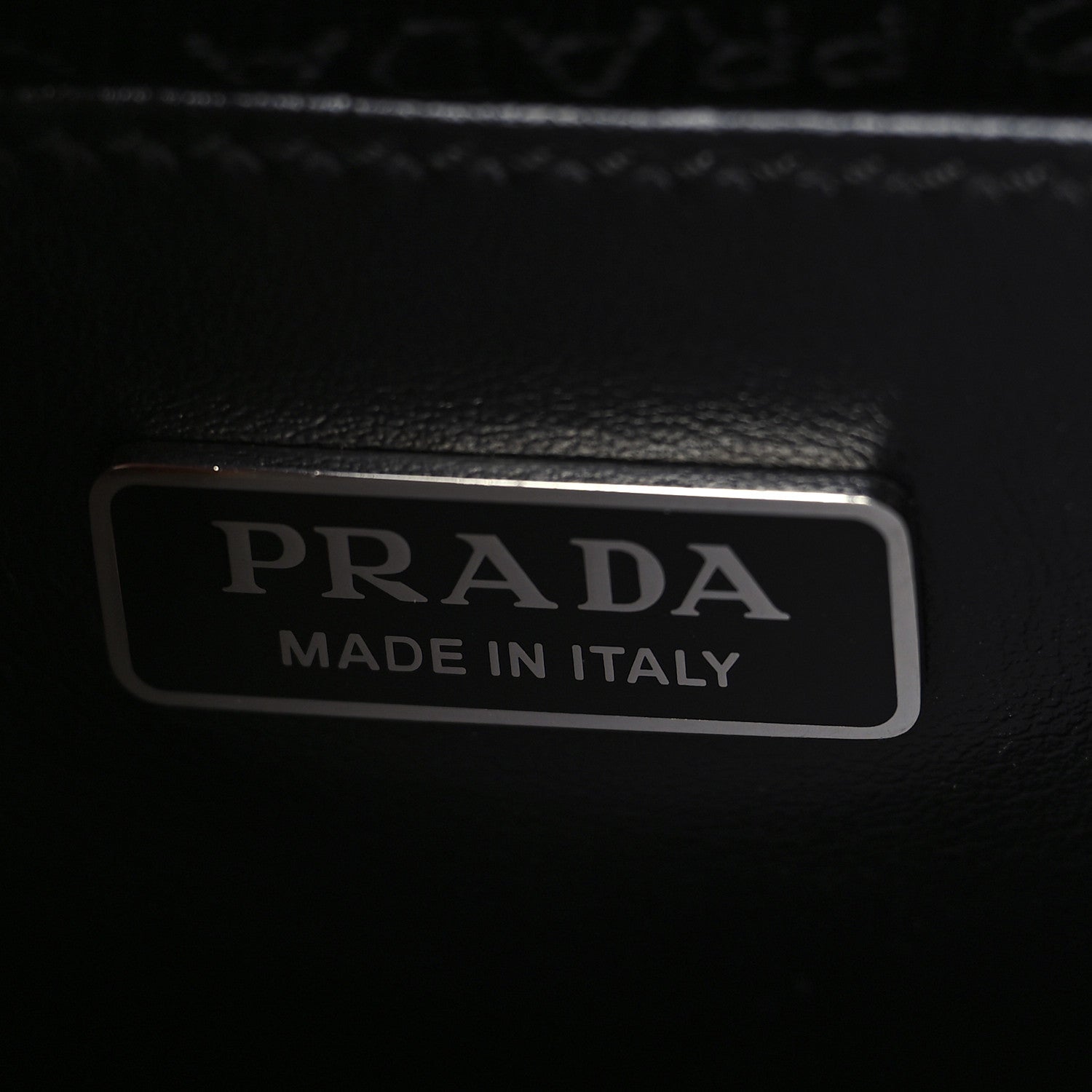 Prada Spazzolato Cleo Shoulder Bag Black 5 of 7