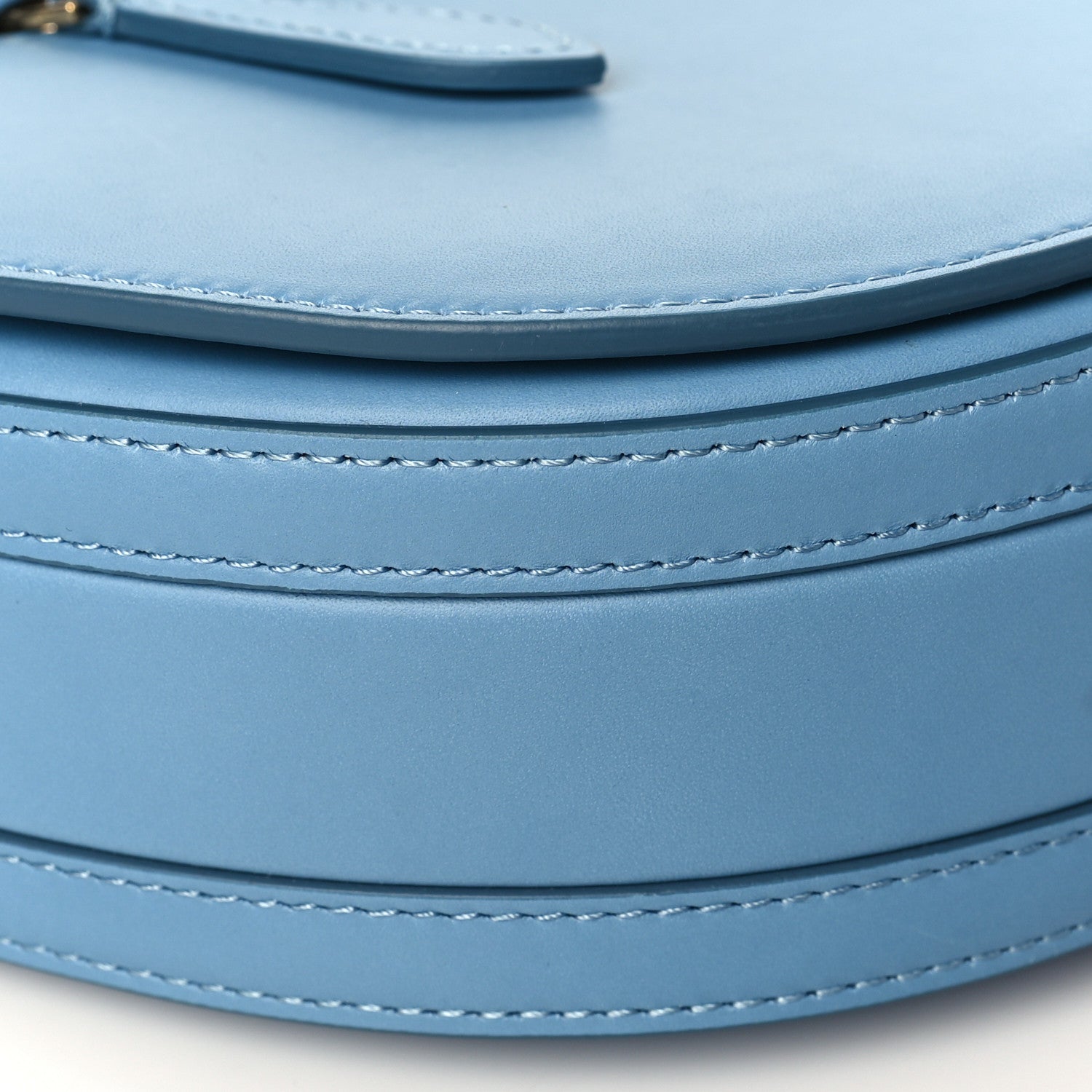 Burberry Calfskin Small Olympia Shoulder Bag Blue 7 of 8