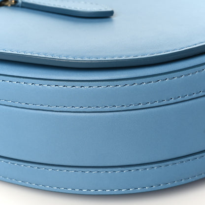 Burberry Calfskin Small Olympia Shoulder Bag Blue 7 of 8