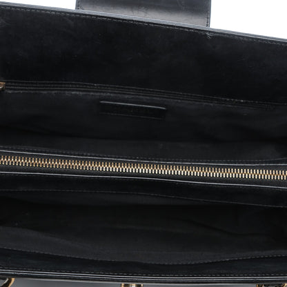 Chanel Glazed Calfskin Boy Tote Black 5 of 10