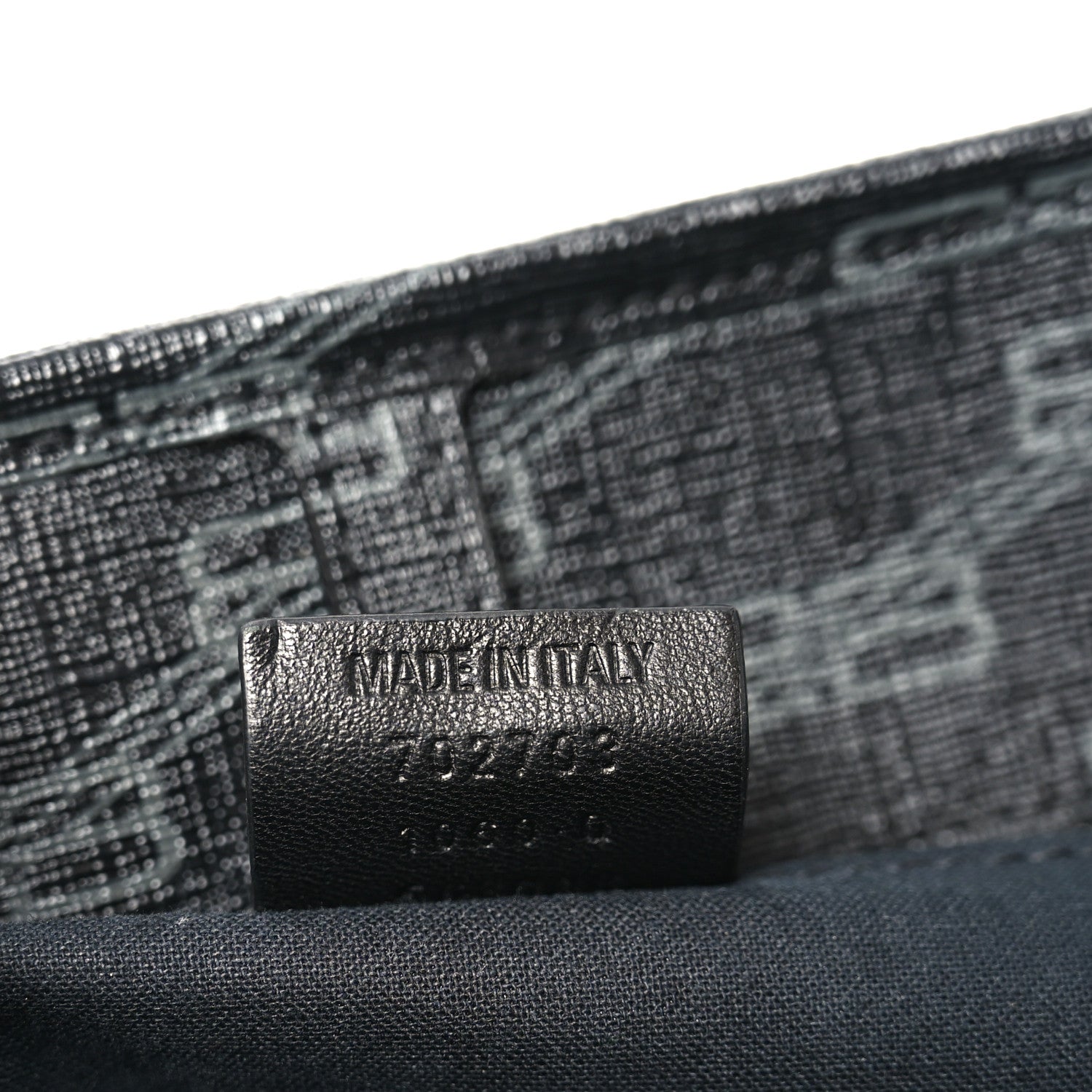 Balenciaga Coated Canvas BB Monogram Large Signature East West Shopper Bag Black Grey 7 of 10