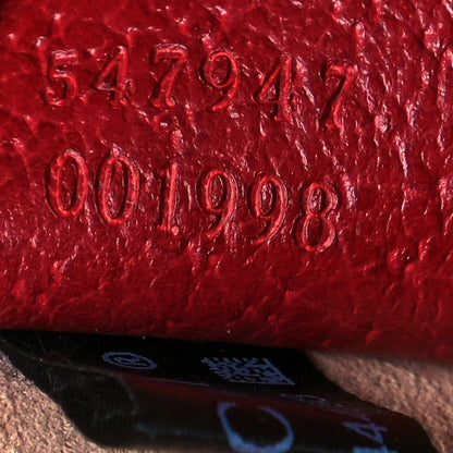 Gucci GG Supreme Monogram Flora Web Large Ophidia Tote Red 7 of 11