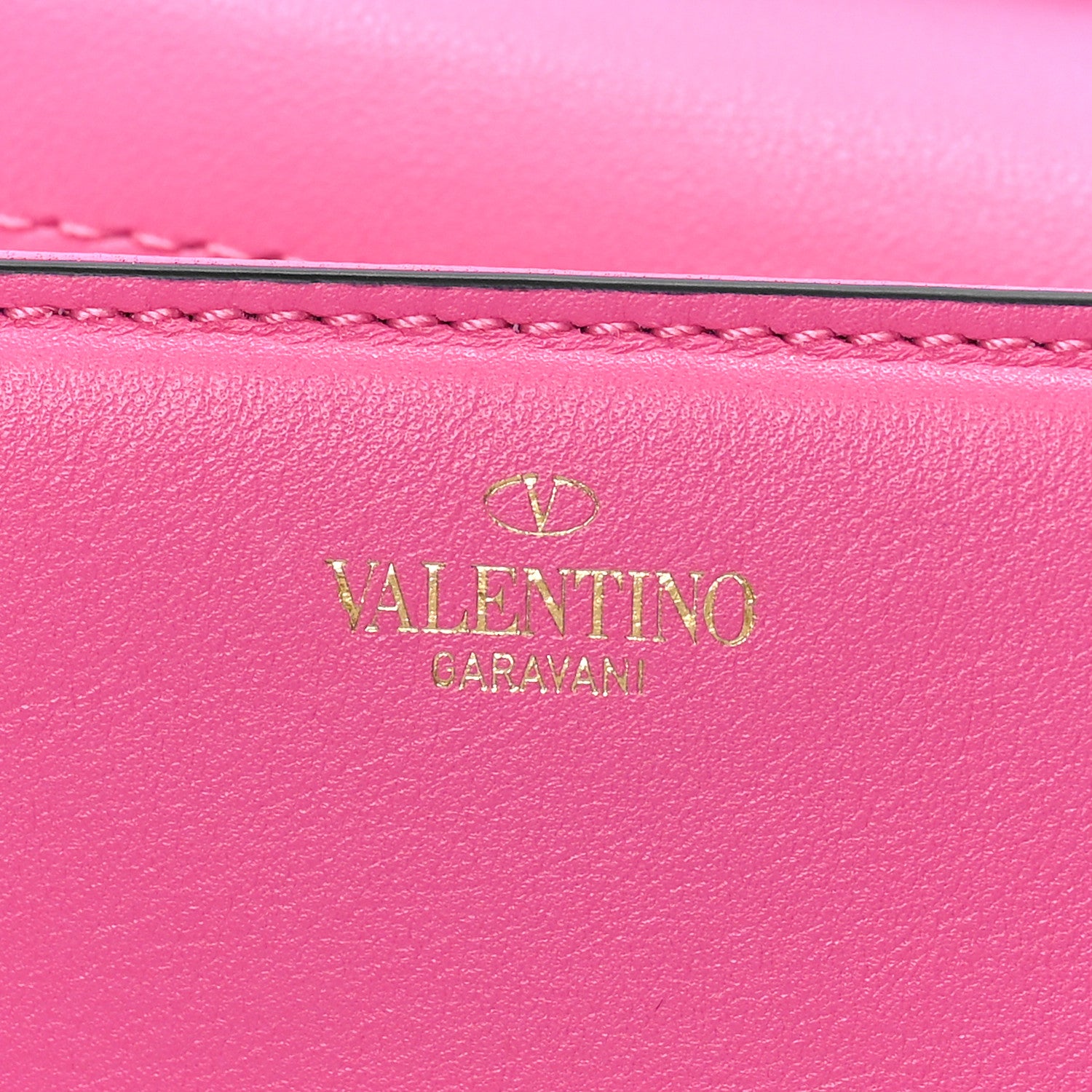 Valentino Garavani Calfskin Vlogo Loco Shoulder Bag Feminine Pink 7 of 9