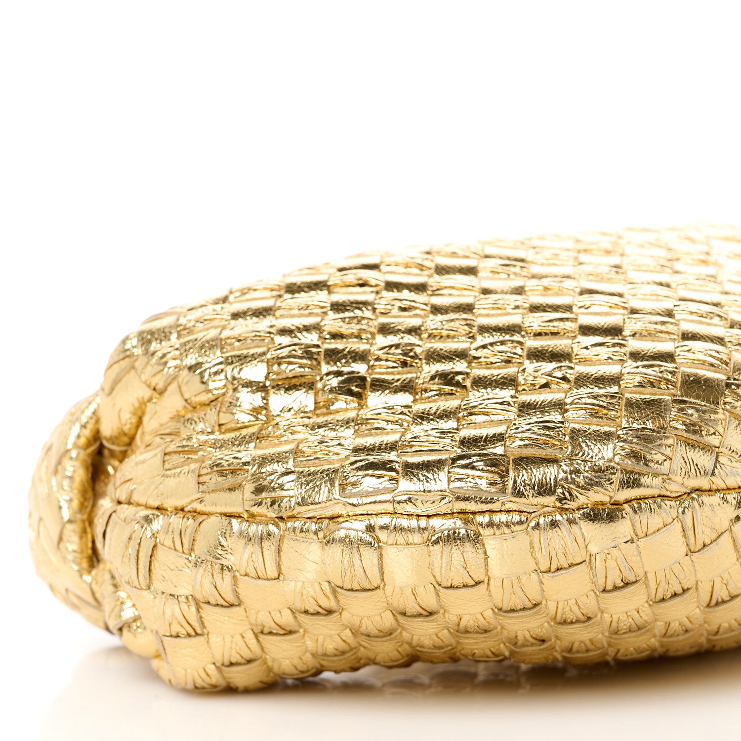 Bottega Veneta Metallic Nappa Intrecciato Mini Jodie Gold 10 of 11