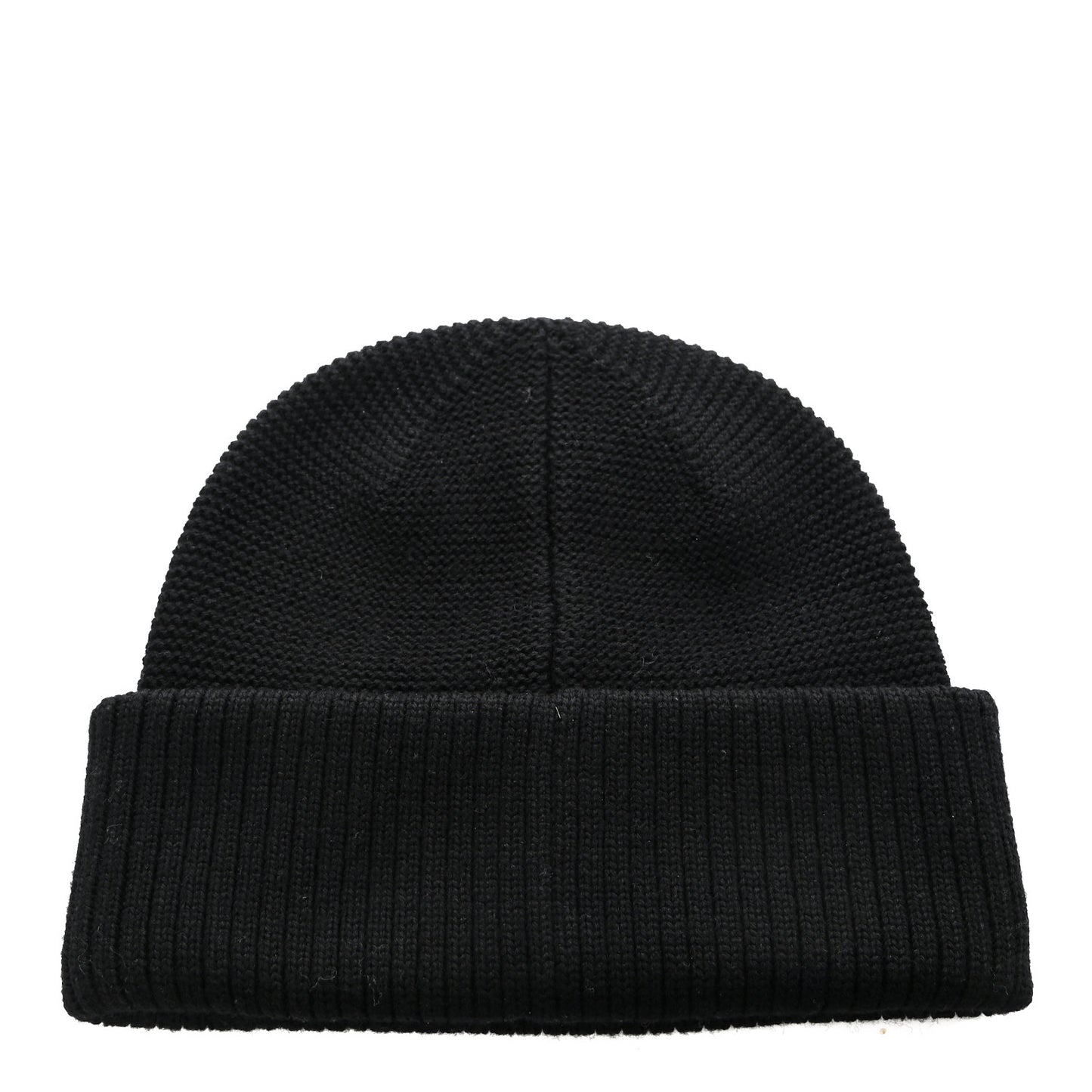 Wool Beanie Monogram Hat Black