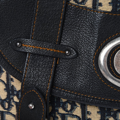 Christian Dior Monogram Traveler Shoulder Bag Navy 12 of 17