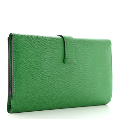 Hermes Epsom Bearn Gusset Wallet Bambou 3 of 7