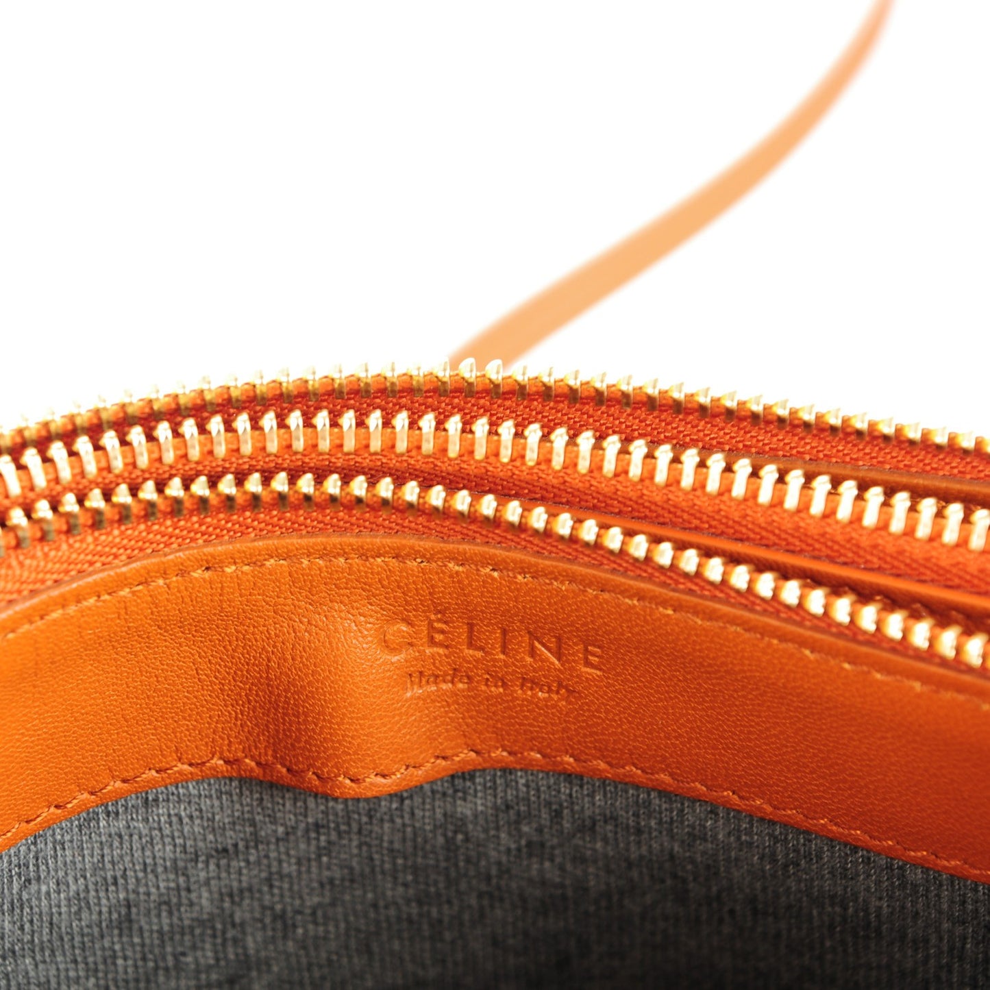 Lambskin Small Trio Crossbody Bag Brick