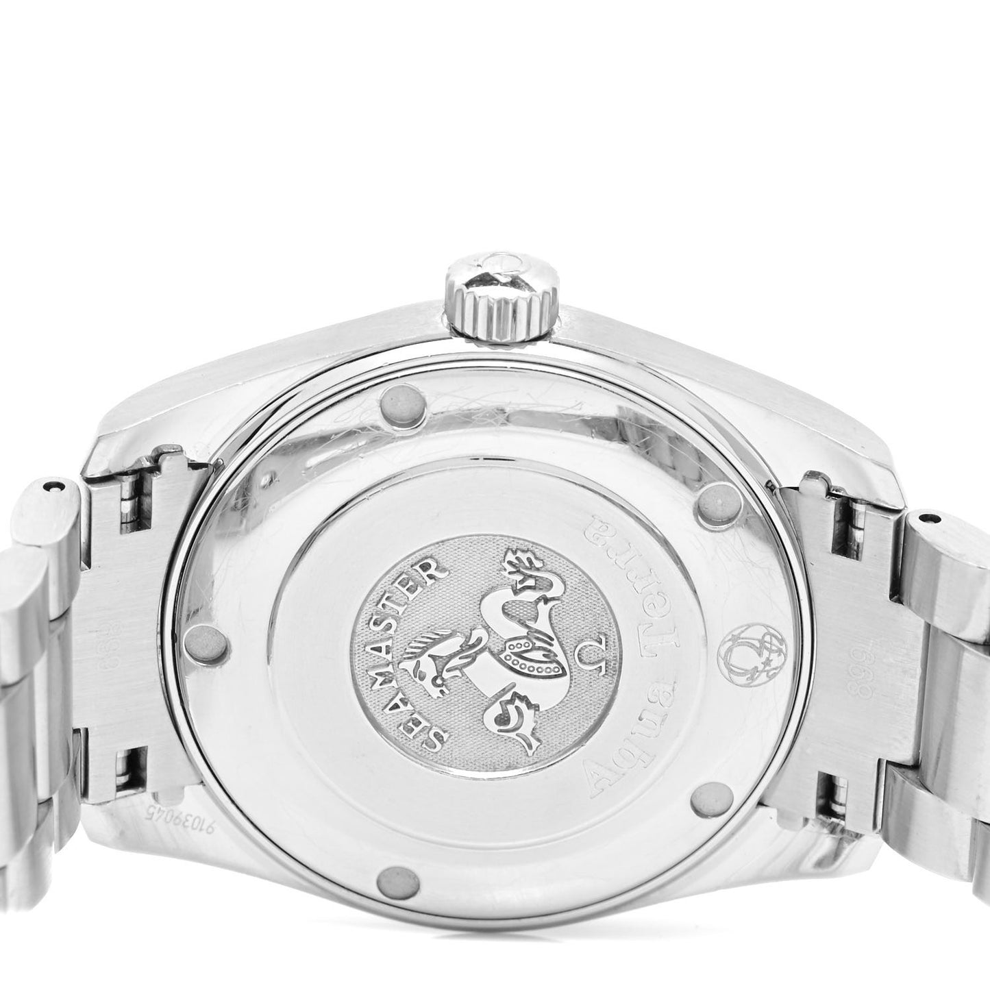 Stainless Steel 36mm Seamaster Aqua Terra Quartz Watch Black 2518.50