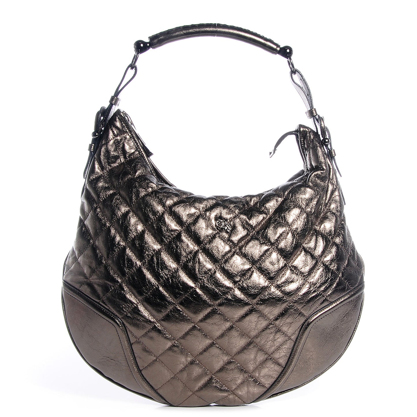 Calfskin Quilted Hoxton Hobo Nickel