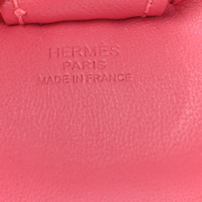 Hermes Milo Lambskin Grigri Rodeo Horse Bag Charm PM Rose Azalee 3 of 4
