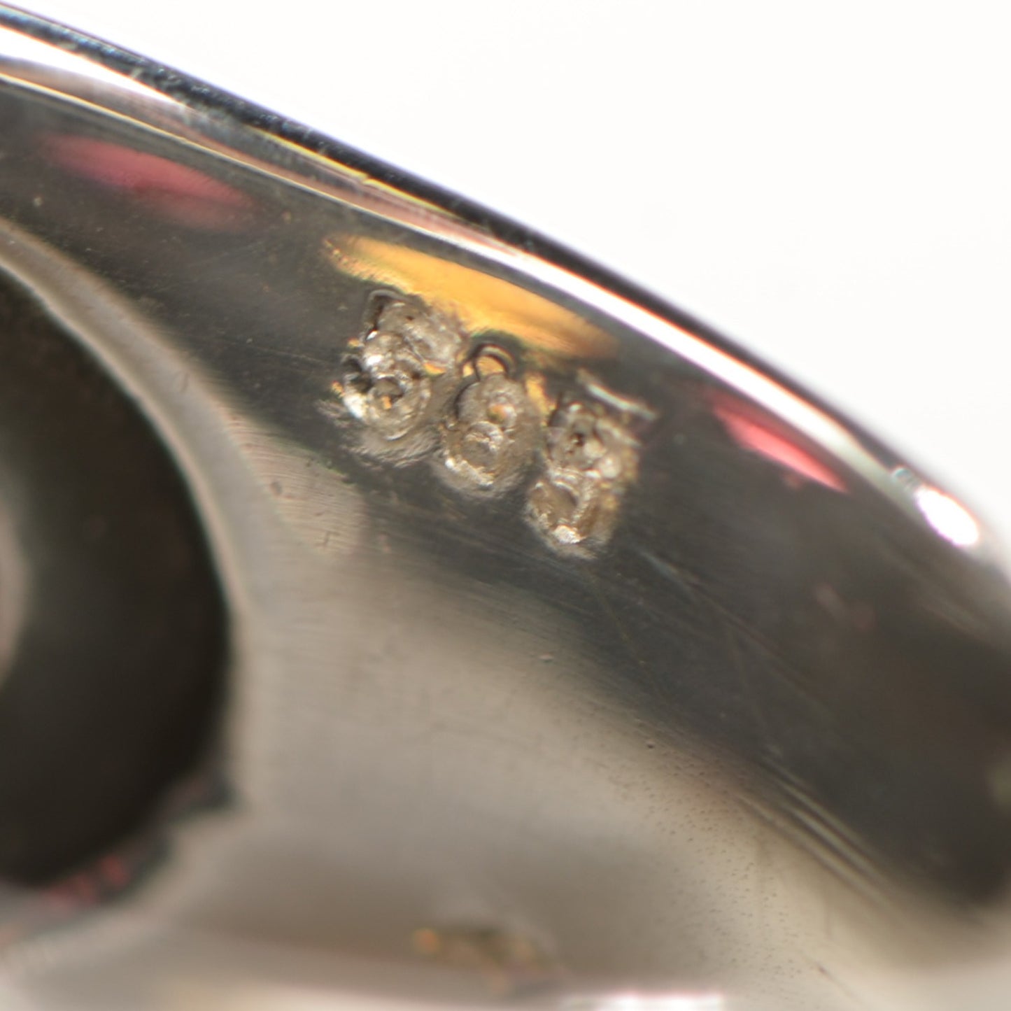 Sterling Silver 14K Yellow Gold Citrine Rhodalite Garnet 15mm Renaissance Ring 52 6