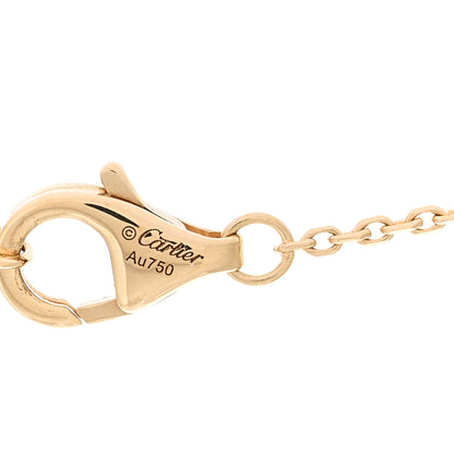 Cartier 18K Yellow Gold Diamond Mother of Pearl XS Amulette de Cartier Pendant Necklace 4 of 5