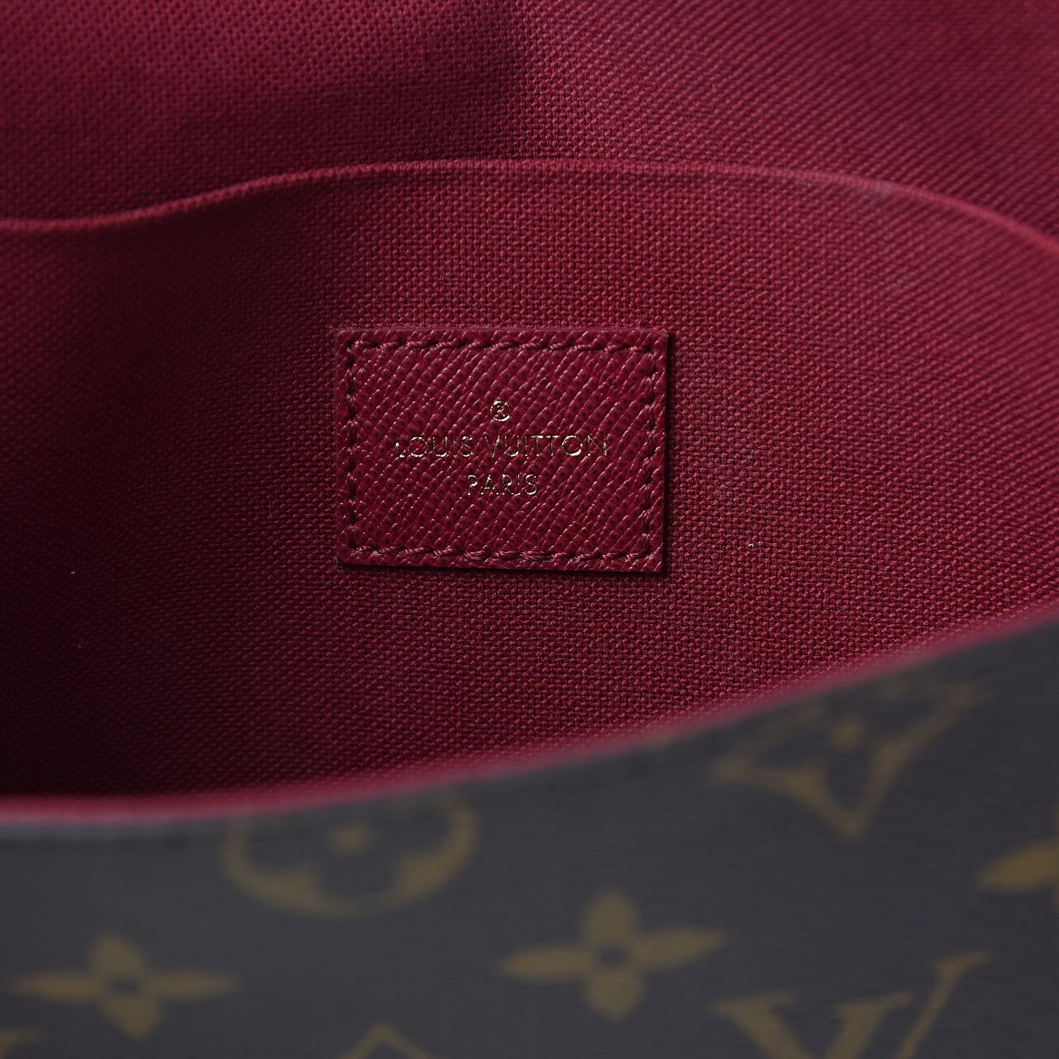 Louis Vuitton Monogram Pochette Felicie Chain Wallet Fuchsia 6 of 9