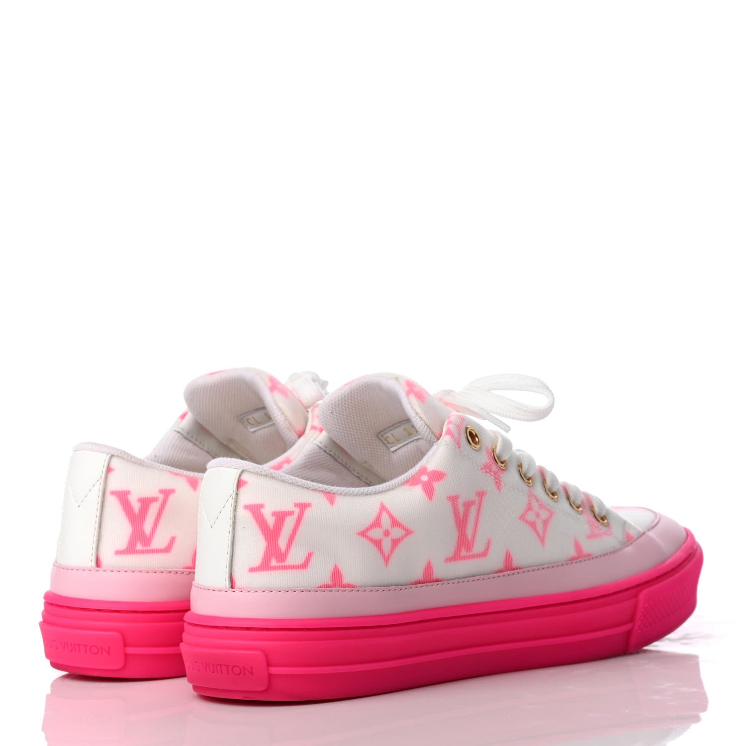 Louis Vuitton Technical Fabric Monogram Stellar Sneakers 35.5 Rose Pop 4 of 8