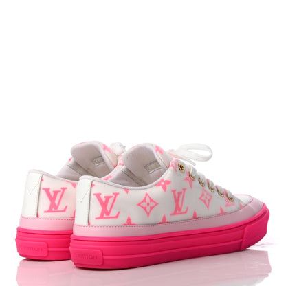 Louis Vuitton Technical Fabric Monogram Stellar Sneakers 35.5 Rose Pop 4 of 8