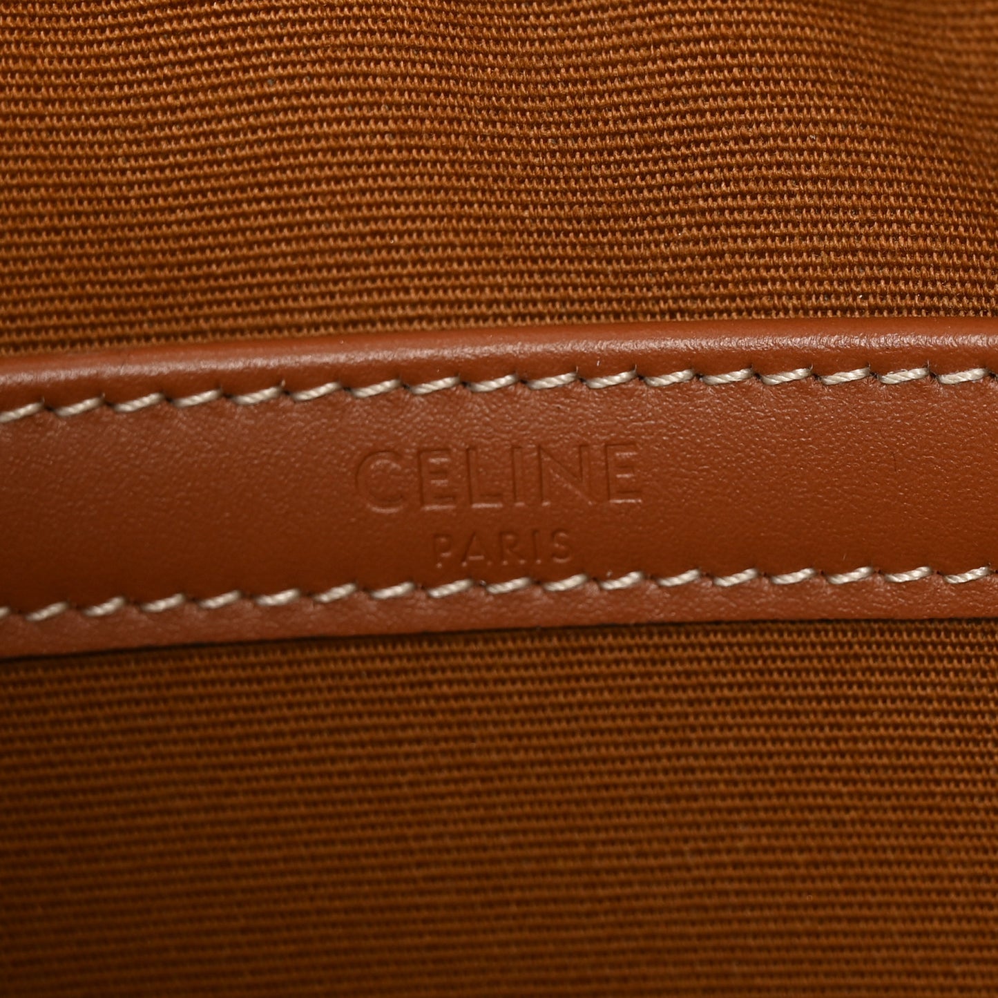 Triomphe Canvas Medium Messenger Bag Tan Ecru