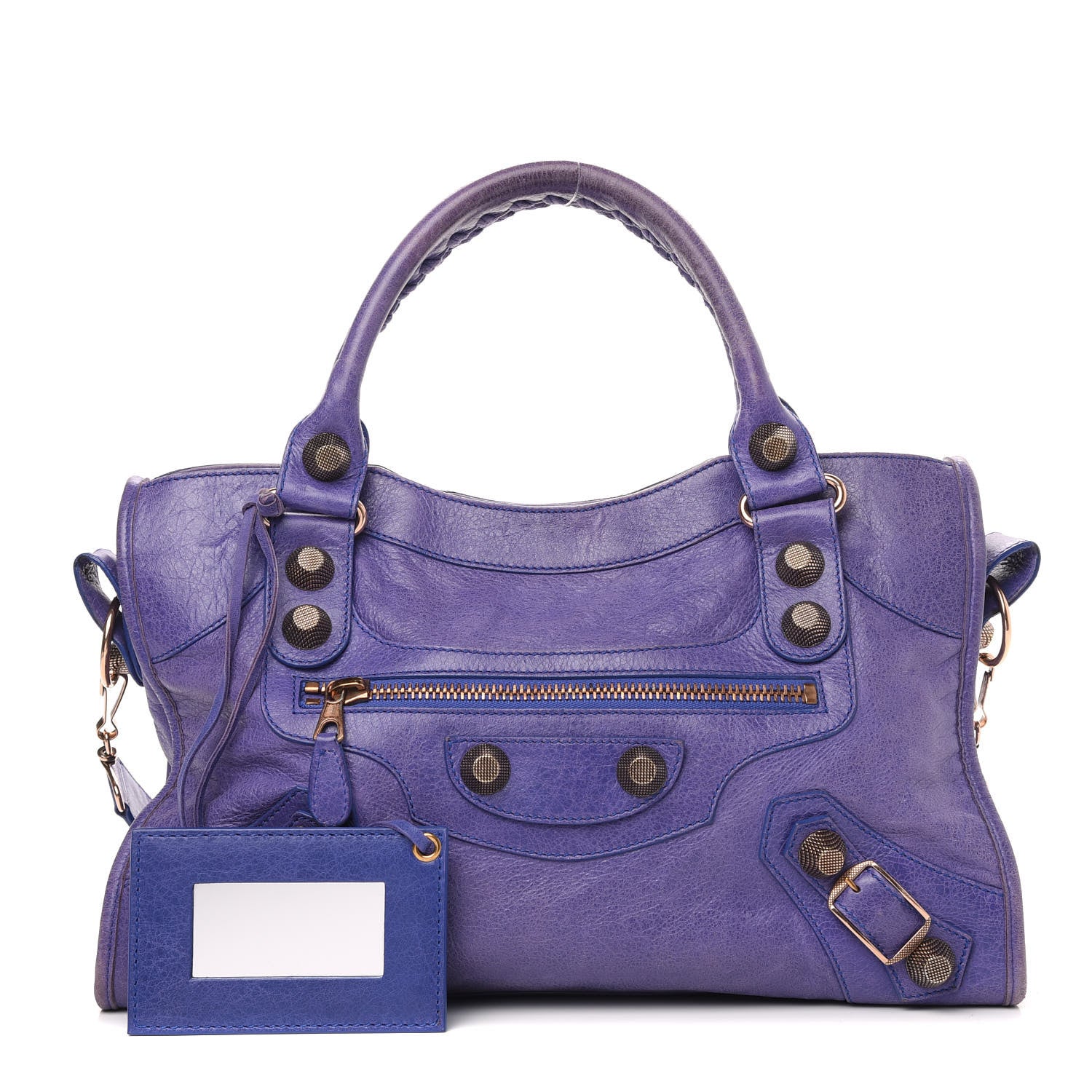 Balenciaga Agneau Giant 21 Rose Gold Hardware City Bleu Lavande 1 of 12