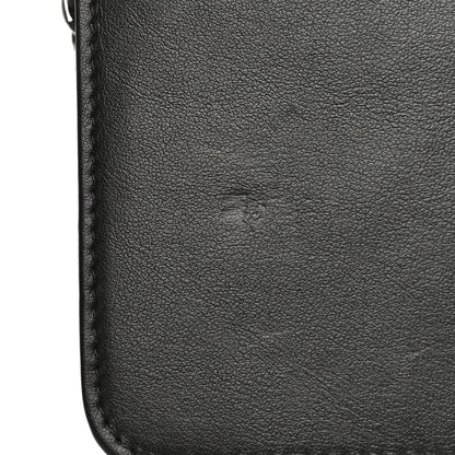 Chanel Caviar Camellia Embossed Wallet On Chain WOC Black 22 of 23