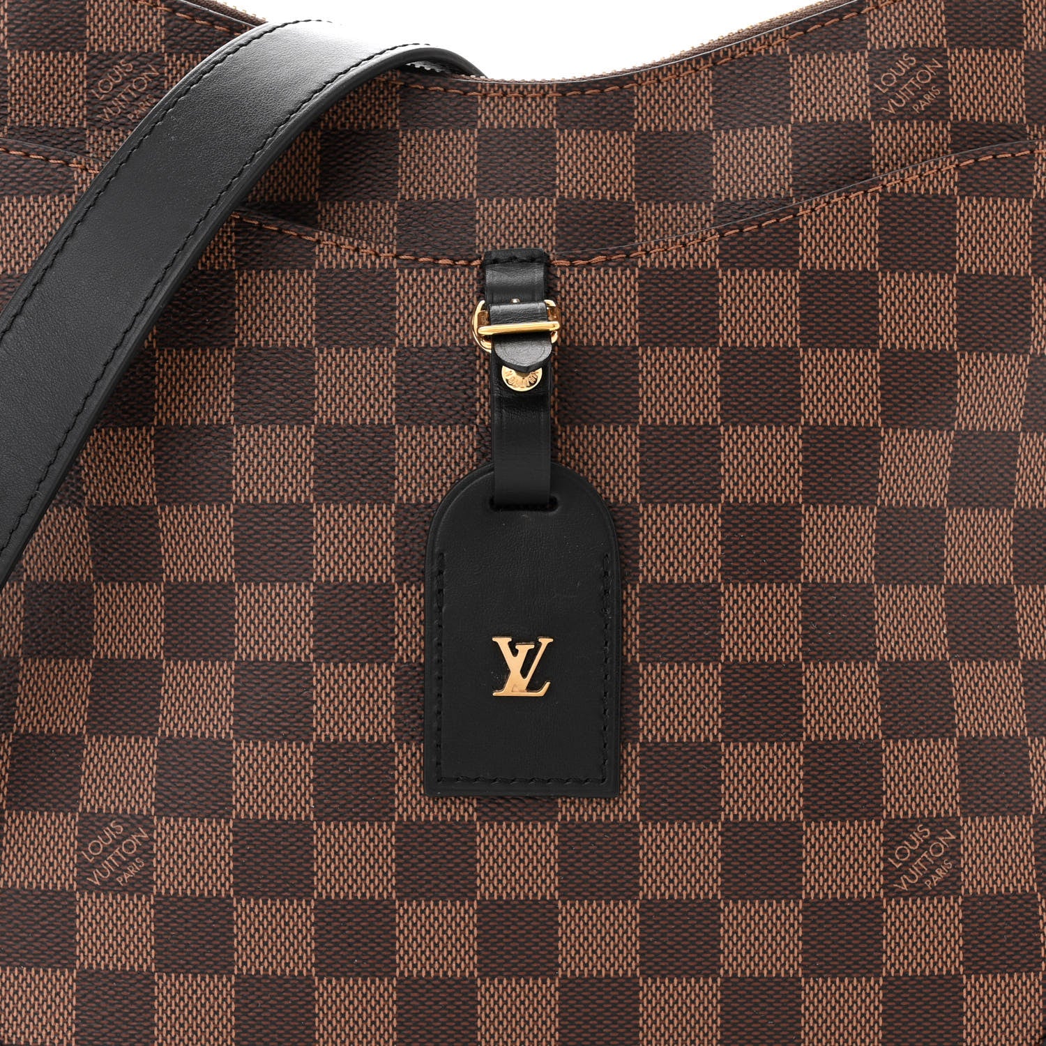 Louis Vuitton Damier Ebene Odeon MM Black 7 of 10