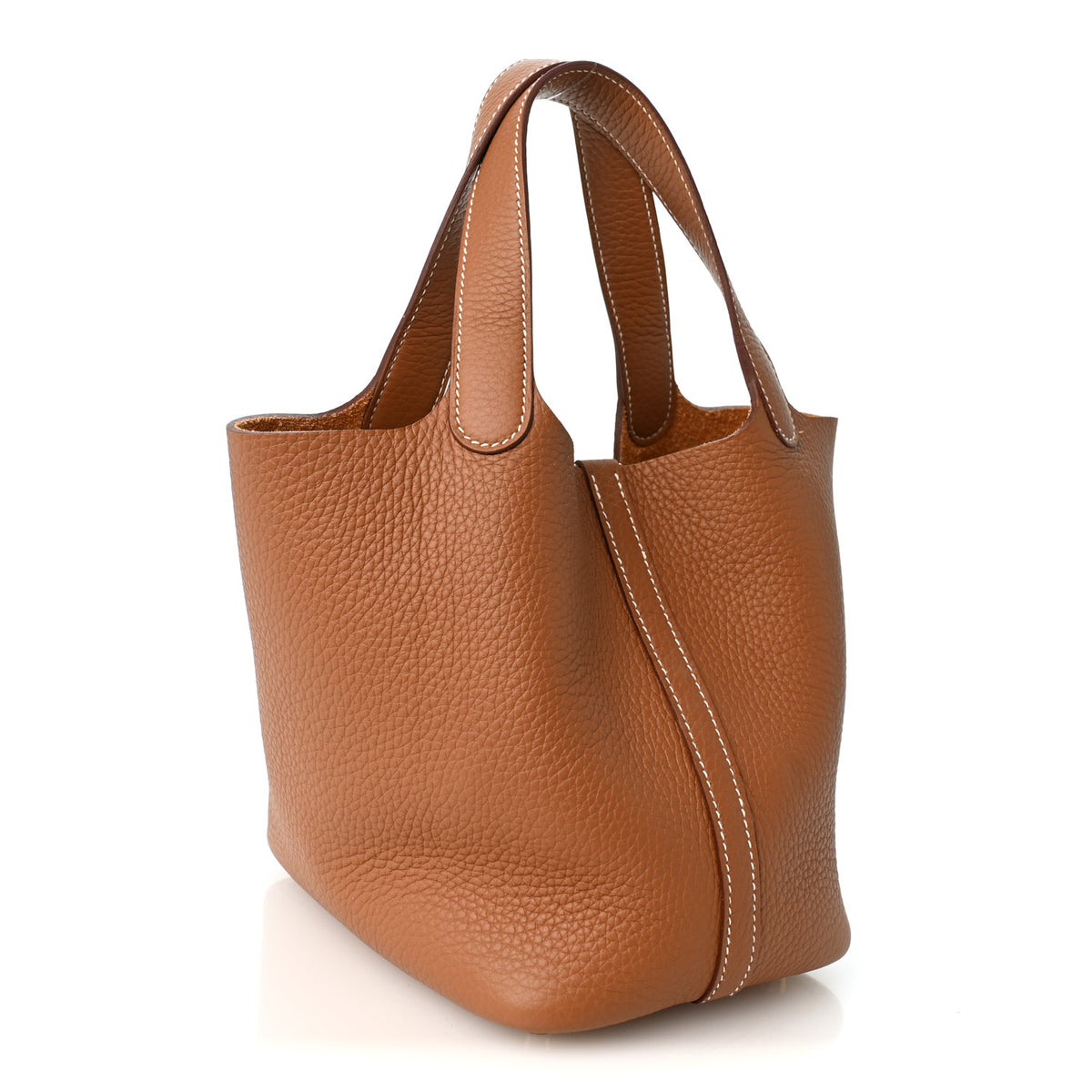 Hermes Taurillon Clemence Picotin Lock 18 PM Gold 4 of 19