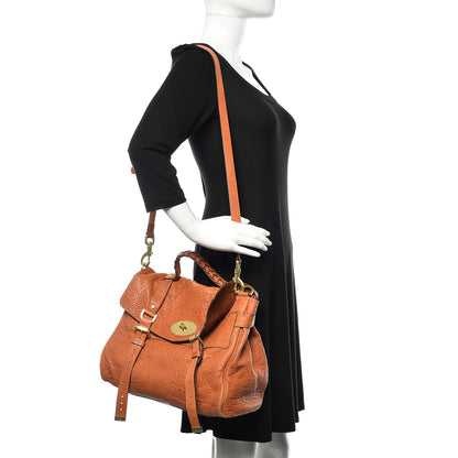 Mulberry Large Grain Nappa Oversized Alexa Pumpkin 2 of 16