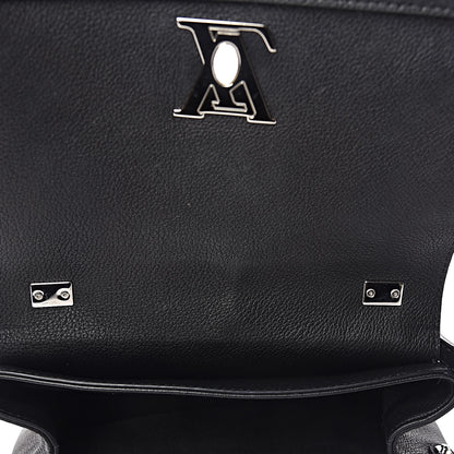 Louis Vuitton Calfskin Lockme II Chain Bag BB Black 7 of 17
