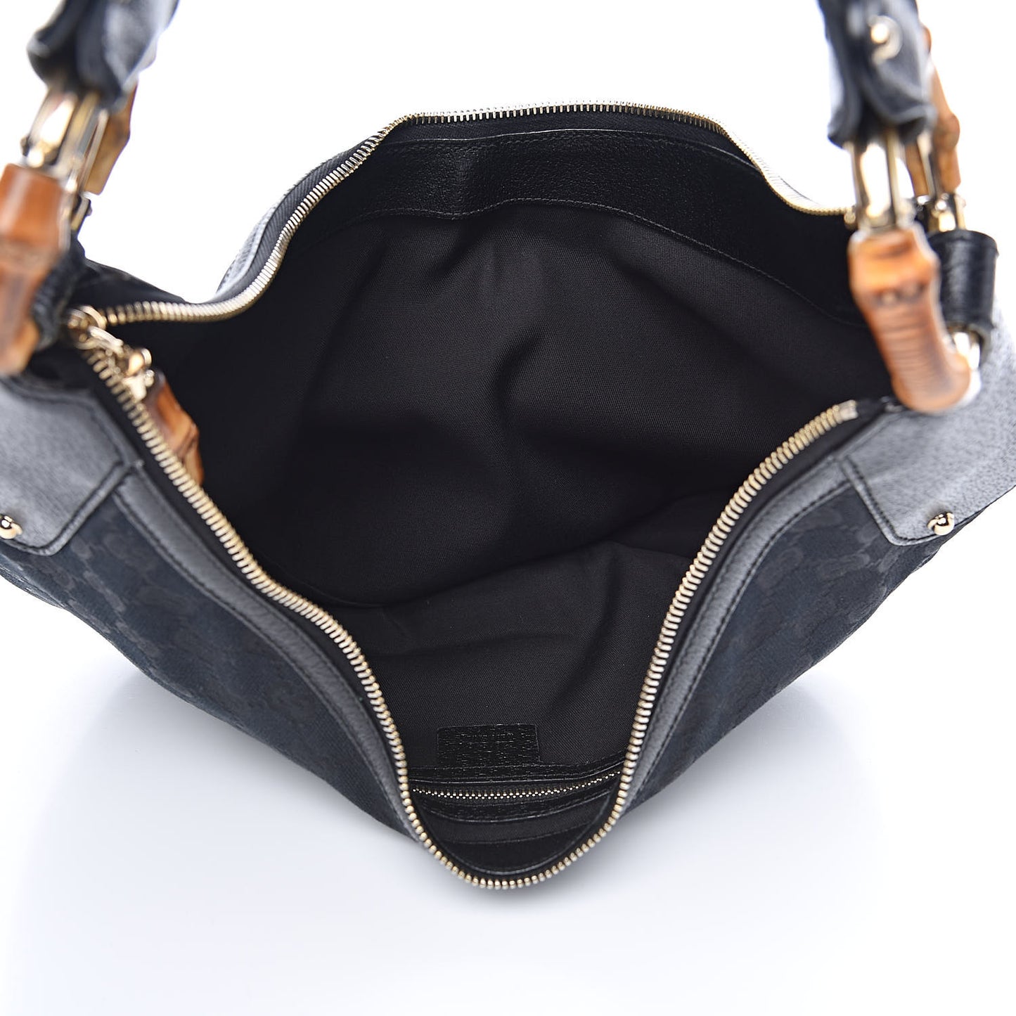 Monogram Bamboo Ring Hobo Black