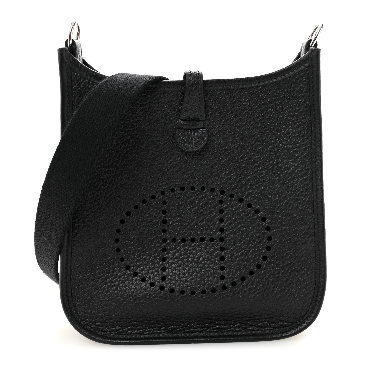 Hermes Taurillon Clemence Evelyne TPM Black 1 of 10