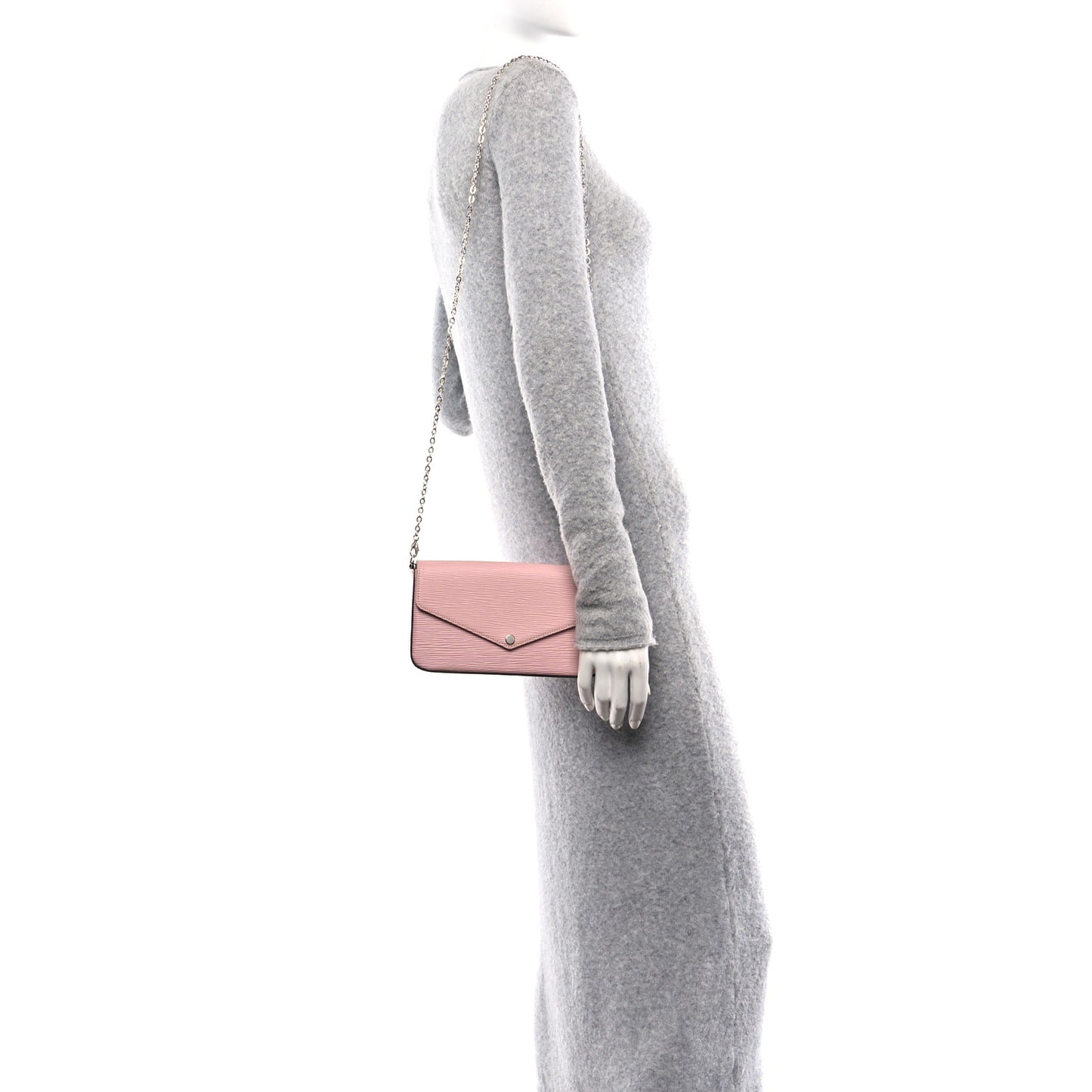 Epi Pochette Felicie Rose Ballerine