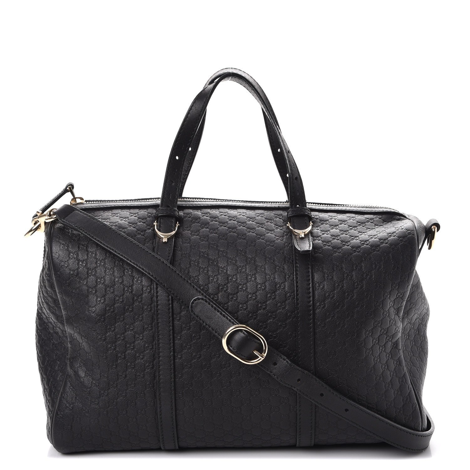 Gucci Soft Microguccissima Medium Nice Boston Black 1 of 8