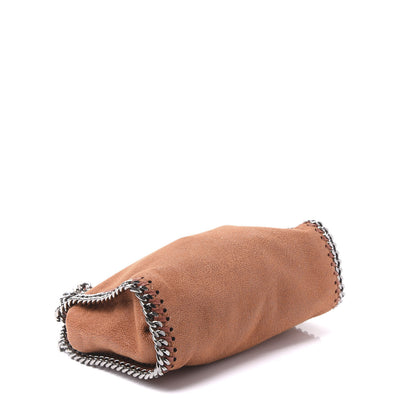 Stella McCartney Shaggy Deer Tiny Falabella Fold Over Cognac 3 of 9