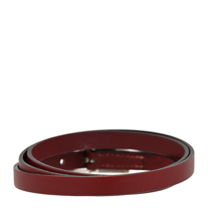 Hermes Chamonix Hapi 3MM Triple Tour Wrap Bracelet L Rouge H 3 of 4