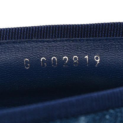 Chanel Denim Printed CC Cap Toe Ballerina Flats 39.5 Blue White 6 of 8