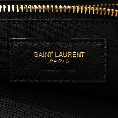 Saint Laurent Linen Calfskin Rive Gauche North South Tote Natural 6 of 10