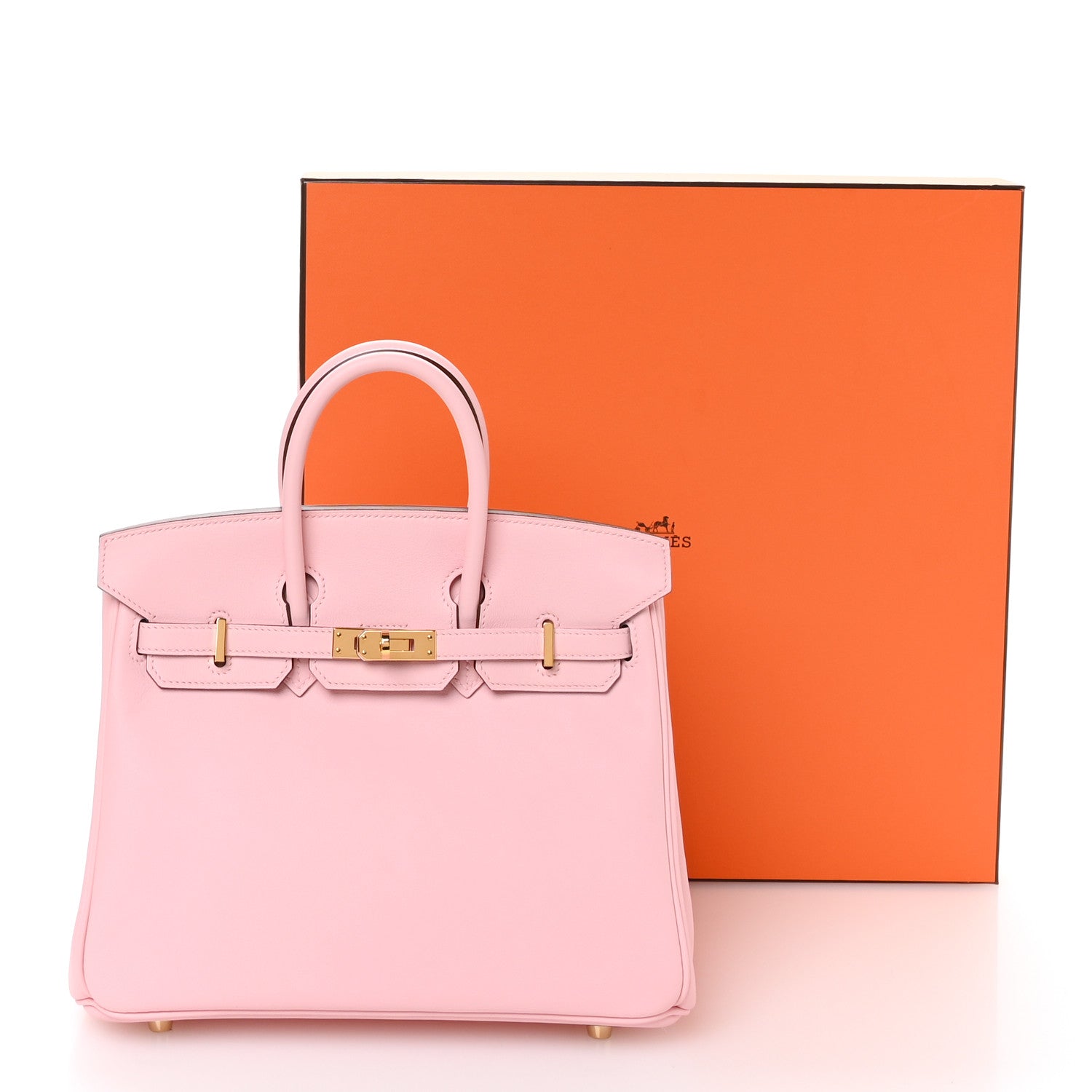 Hermes Swift Birkin 25 Rose Sakura 11 of 11