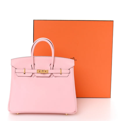 Hermes Swift Birkin 25 Rose Sakura 11 of 11