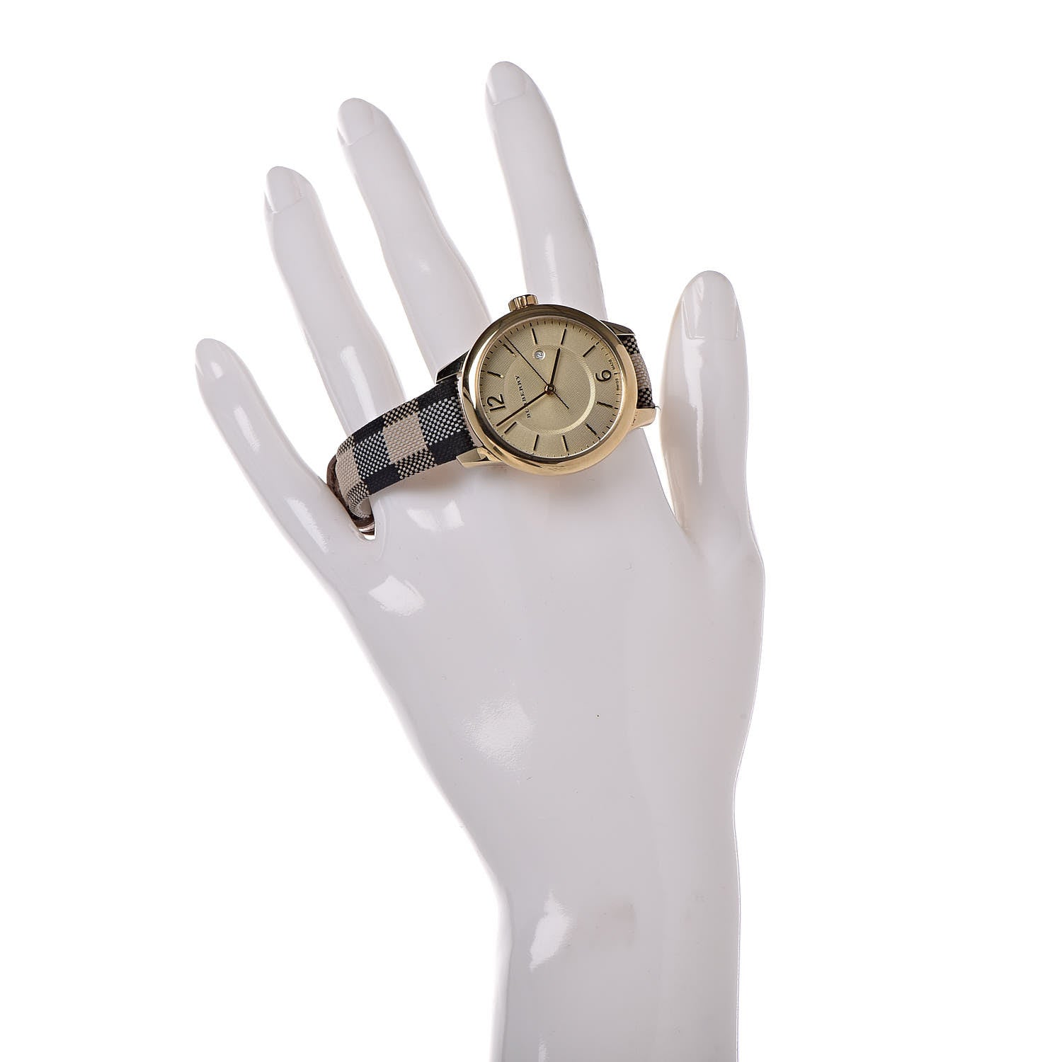 Burberry Stainless Steel Calfskin 32mm Quartz Watch Beige BU10104 2 of 9