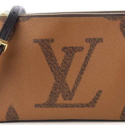 Louis Vuitton Reverse Monogram Giant Double Zip Pochette 9 of 9