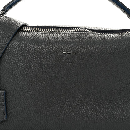 Fendi Cuoio Romano Selleria Lei Boston Tote Asfalto 8 of 10